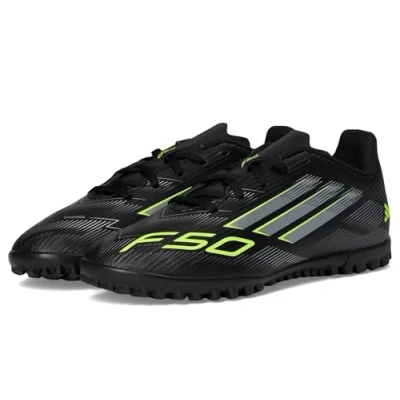 Imagen de adidas Performance F50 CLUB Unisex Botas de fútbol multitacos core black/ironcoloured/lucid lemon para niños, Talla: 36 2/3 Zapatos