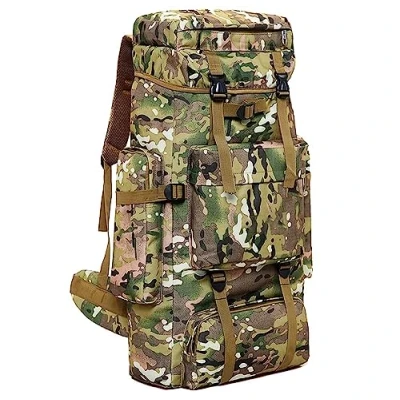 Imagen de ded Mochila de Senderismo para Viajes Montañismo Escalada Camping Trekking 80L Hombres Mujeres macuto Impermeable