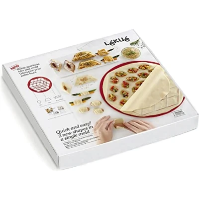 Imagen de Lekue Molde Cortador para hacer Aperitivos, dulces, salados, canapés, color Rojo