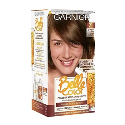 Imagen de Garnier Belle color El permanente de la castaña 21 natural rubio claro dorado