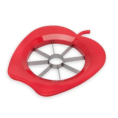 Imagen de Fackelmann Cortamanzanas En Porciones, ABS, acero inox, colores aleatorios: rojo verde, 1 ud.