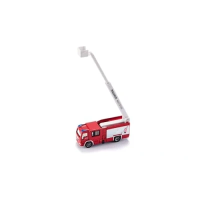 Imagen de siku 1749 Camión de bomberos Magirus Multistar TLF, Mástil telescópico, 1:87, Metal/Plástico, Rojo/Blanco