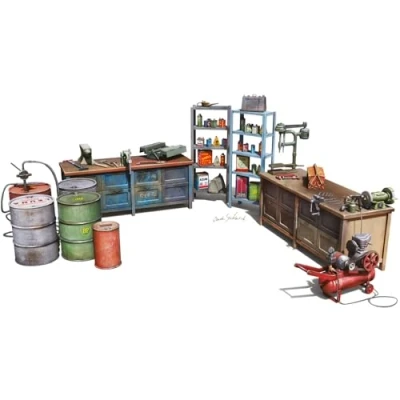 Imagen de Mini Art 49011 1:48 Equipamiento del Taller reproducción Fiel, modelismo, Kit plástico, maquetas, Diorama, modelismo plástico