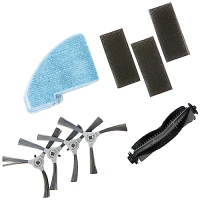 Imagen de Venga! Kit de Piezas Repuesto para VG RVC 3001, 4 cepillos Laterales, 1 Cepillo rodante, 3 trapeadores, Kits filtros, SP 3001