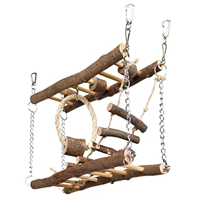Imagen de TRIXIE Puente Colgante Natural Living, 27 x 17 7 cm, Pequeños Mamíferos