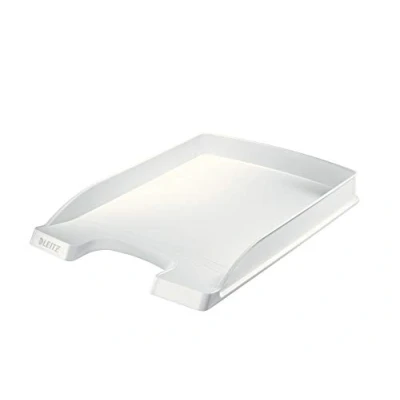 Imagen de Leitz Plus bandeja para documentación (poliestireno), Slim A4 blanco Pack de 1