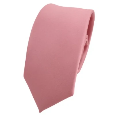 Imagen de TigerTie corbata estrecha rosa oscuro viejo monocromo poliéster