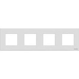 Imagen de Niessen n2274bl marco estandar 4 ventanas zenit blanco Ref. 6522005254