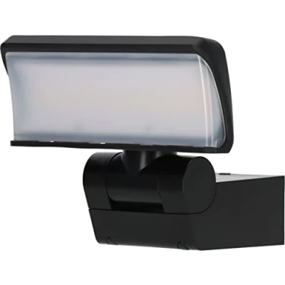 Imagen de Brennenstuhl Proyector LED WS 2050 W/Foco para exteriores 20W (1680lm, IP44, 3000K, color de luz blanco cálido, cabeza del foco inclinable horizontal y verticalmente) negro
