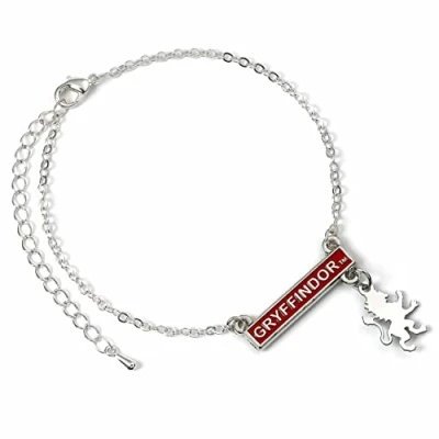Imagen de HARRY POTTER Pulsera oficial Gryffindor Bar, Medium, Zinc, No es una piedra preciosa