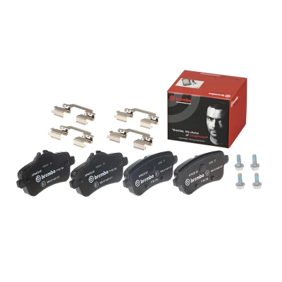 Imagen de BREMBO P 50 156 Juego de pastillas freno preparado para indicador desgaste con tornillos pinza accesorios MERCEDES BENZ: GL, GLS