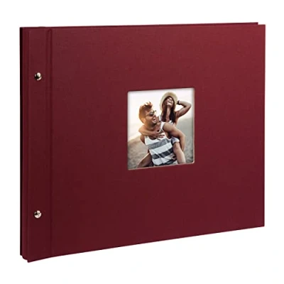 Imagen de Goldbuch Álbum Ventana, páginas Bella Vista con pergamino, Papel, Burdeos, 39 x 31 cm