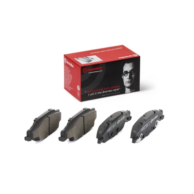 Imagen de BREMBO P 09 031 Juego de pastillas freno con avisador acústico desgaste Chapa antichirridos accesorios CADILLAC: CTS I Berlina