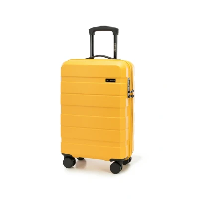 Imagen de WITTCHEN Comodo Line Maleta pequeña Equipaje de Mano Cabina Bolsa Viaje Dura ABS Cerradura TSA Tamaño S Amarillo