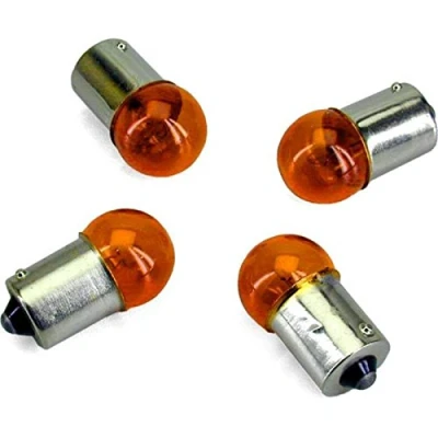 Imagen de one by Camamoto cod 77220003 KIT 4 LAMPARAS FLECHAS 12V 10W BOMBILLAS NARANJAS MOTO SCOOTER BA15S