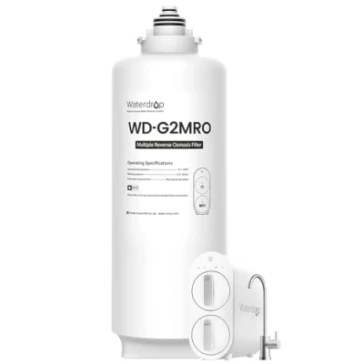 Imagen de Waterdrop WD G2MRO Filtro, Vida Útil de 2 Años, Reemplazo para Sistema Ósmosis Inversa G2 B, W