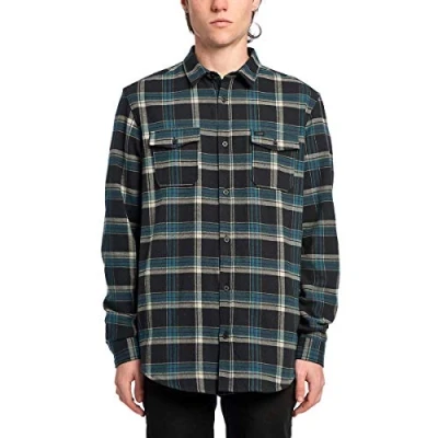 Imagen de Globe Flanigan LS Shirt Camisa, Hombre, Hazel, M