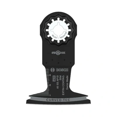 Imagen de Bosch 1x Hoja multiherramienta PRO Multi Material AII 65 APIB (para Madera con clavos, Panel sándwich de metal, Anchura mm, Professional Accesorios Multiherramienta)