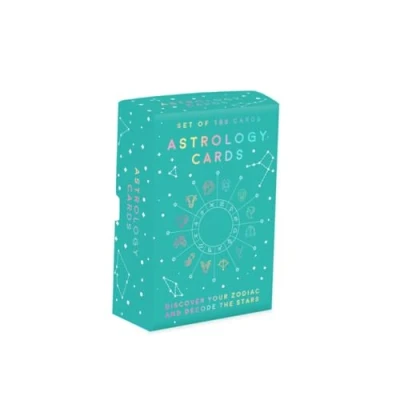 Imagen de Gift Republic 100 tarjetas de astrología: te guía a través cómo leer tu carta astrología y entender sus significados ocultos.