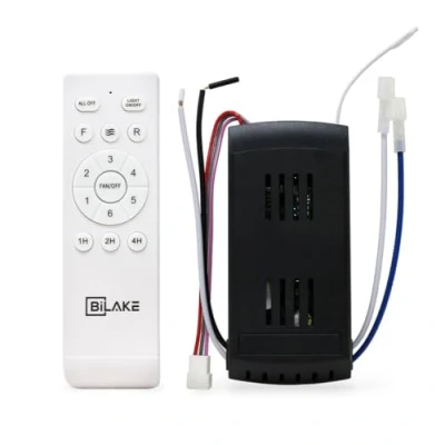 Imagen de Mando Bilake para ventiladores con motor DC aspas retráctiles y 6 velocidades