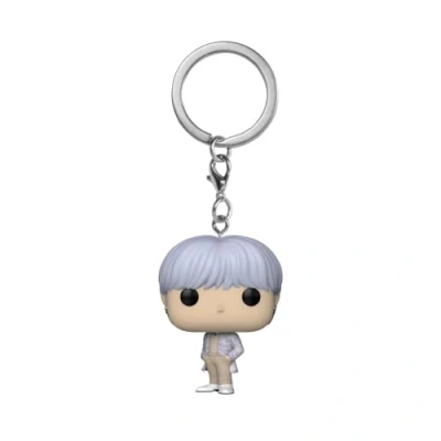 Imagen de Funko Pop! Keychain: BTS Suga Minifigura de Vinilo Coleccionable Llavero Original Relleno Calcetines Idea Regalo Mercancia Oficial Music Fans