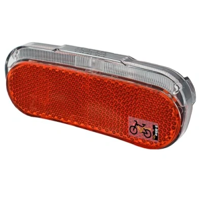 Imagen de luz Trasera LED nean Bicicleta e Bike con Reflector de Seguridad y aprobación StVZO, 5 candelas, Reflector, para la Parte Trasera, luz, Rojo