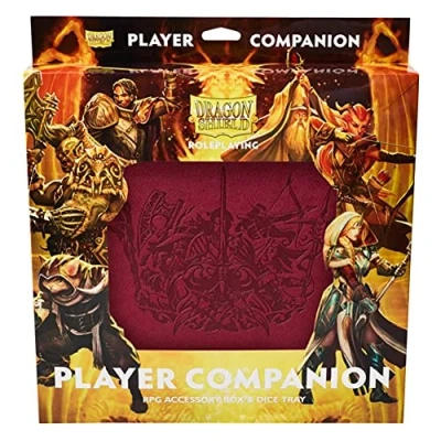 Imagen de Dragon Shield RPG Player Companion: Blood Red Durable and Sturdy Dice Tray &amp; Storage Box Tabletop TTRPG Dungeons Dragons DND D&amp;D