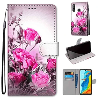 Imagen de Funda para Huawei P30 Lite, Libro Lite PU Cuero Carcasa con Flip Case Cover, Móvil Magnético Lite/Nova 4e Tapa