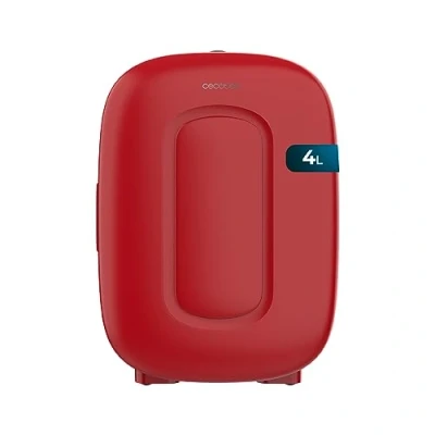 Imagen de Cecotec Mini Nevera Bolero MiniCooling 4L Bora Red, Funcionamiento 12V 220V, Compatible coche y caravanas, Función enfriamiento calentamiento, Rango temperatura 5 65º, Transporte fácil