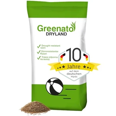 Imagen de semillas de césped Greenato Dryland resistentes a la sequía 10kg