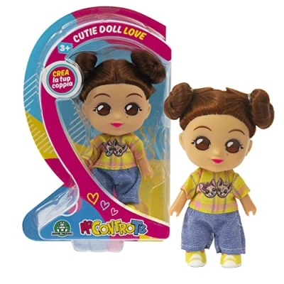 Imagen de Giochi Preziosi Me Contro Te Muñeca Cutie Love con Pack En Forma De Corazón, Elige Sofi Y Él para Coincidir Tu Pareja Favorita, Relax Time, Niñas A Partir 3 Años, MEC95300