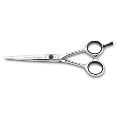 Imagen de 3 Claveles Azabache Tijera de peluquería corte 5.5&quot;, acero inoxidable
