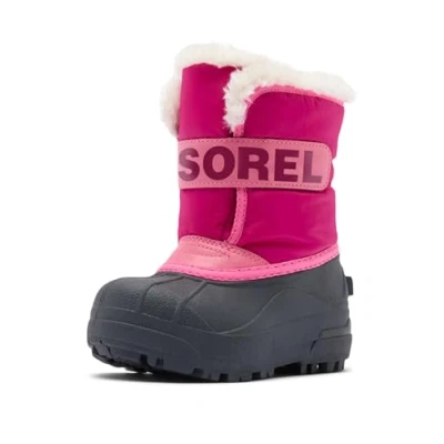 Imagen de Sorel Snow Commander Boot, Botas de Invierno Unisex niños, Tropic Pink Deep Blush 2024, 29 EU