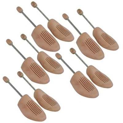 Imagen de DELFA Juego de 5 pares horma zapatas madera con espiral, buena calidad y precio moderado (36/37)