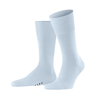 Imagen de FALKE Airport M SO lana algodón unicolor 1 par, Calcetines Hombre, Azul (Light Blue 6594), 43 44