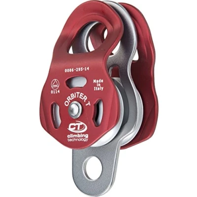 Imagen de Climbing Technology Orbiter T, Polea Unisex Adulto, Rojo/Gris, Talla única