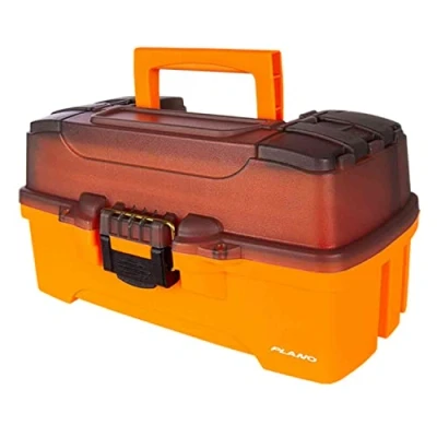 Imagen de PLANO Two,Tray Tackle Box, Cajas de Pesca con organizador para cebos duros, señuelos, organizadoras artículos Pesca, Todo Unisex, Verde brillante, infantil