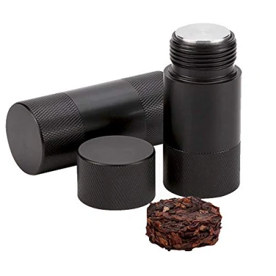 Imagen de Spespo Prensa de polen metal aluminio prensatelas compresor molinillo hierbas Tabaco Especias trituradora amoladora 6.1x2cm Diseño lápiz labial