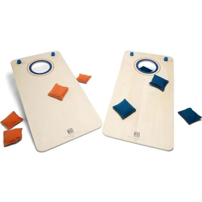 Imagen de BS Toys Cornhole Games Juego de Coordinación al Aire Libre para 8 años y más Lanzamiento Bolsas 2 Tablas Multicolores 30 x 60 0,9 cm