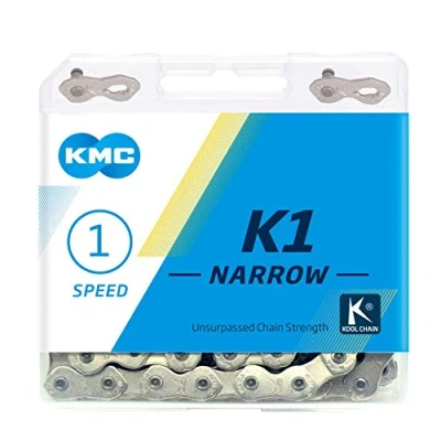Imagen de KMC Narrow K1 Cadena Estrecha, Unisex, Plata, 100 Link
