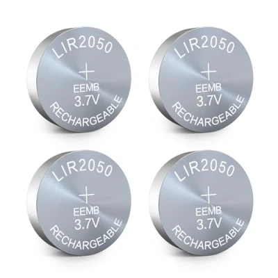 Imagen de EEMB 4pack LIR2050 batería Recargable 3.7v de Botones Iones Litio Monedas para Auriculares y Relojes Dispositivos portátiles