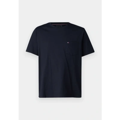 Imagen de Tommy Hilfiger Essential Solid Pocket TEE Camiseta básica, Hombre, Talla: XS, Desert sky