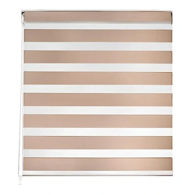 Imagen de Easydeco Estor Enrollable Noche y Día Premium (Beige, 200_x_250_cm)