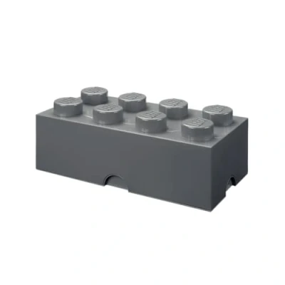 Imagen de LEGO Room Copenhagen Ladrillo de Almacenamiento 8 espigas, Caja almacenaje apilable, 12 l, Gris Oscuro, Color, One Size 40041754