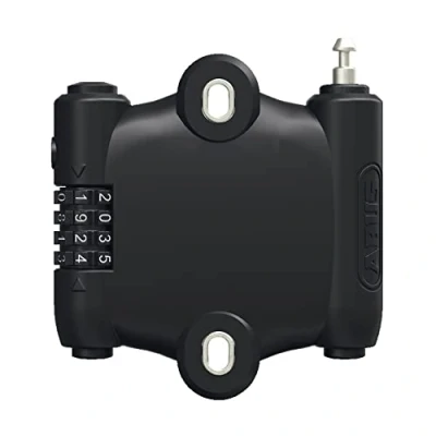 Imagen de ABUS candado de cable extensible SportFlex 2504 bicicleta para montar debajo del portabidón combinación ligero, flexible, ocupa poco espacio longitud 90 cm