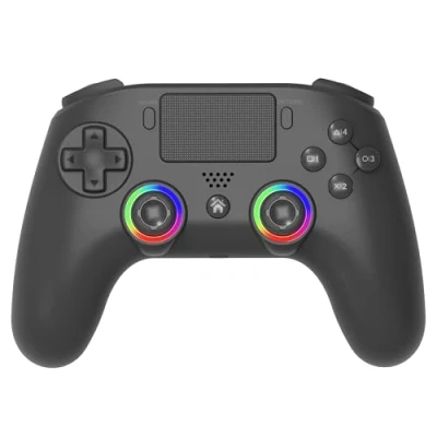 Imagen de Subsonic Manette pour PS5 sans fil avec palettes et Leds programmables fonction vibration tactile Noire (Noir)