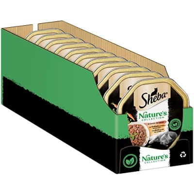 Imagen de Sheba Nature`s Collection in Sauce Comida húmeda para Gatos en el Cuenco, variación de Aves Corral, 32 x 85 g