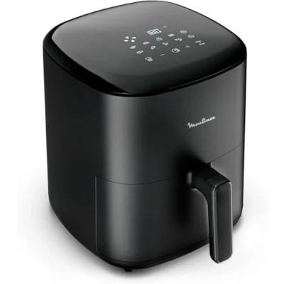 Imagen de Moulinex Easy Fry Max 5L Freidora aire para cocinar en poco tiempo, ahorro energético hasta 70%, panel control intuitivo, 10 programas automáticos, 6 personas, recetario digital, EZ2458