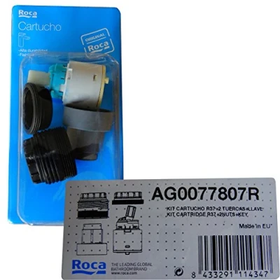 Imagen de Roca Recambios originales Kit Cartucho R37+2 Tuercas+Llave (AG0077807R) . de grifería.