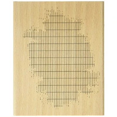 Imagen de Florilèges FG211078 Sello Libro Diseño Scrapbooking Bout Beige 8 x 10 2,5 cm